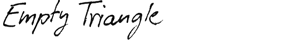 Empty Triangle